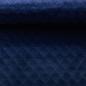 Preview: Wattierter Samt-Stepper Tokio, uni, blau